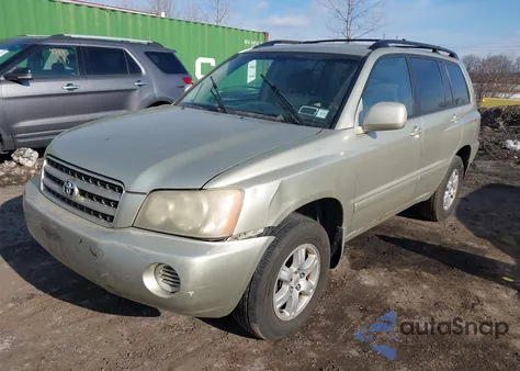 2003 Toyota Highlander V6 from USA, damaged, VIN JTEHF21A230147103